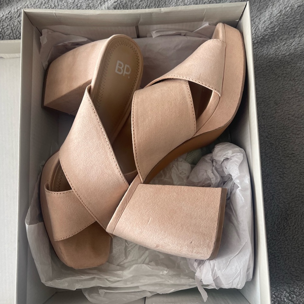 BP Clog heels open toe